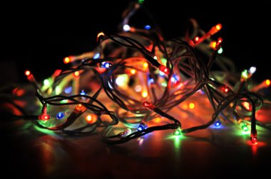 Yeni yıl elektrik çelenk