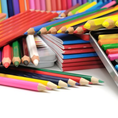 renkli kalem koleksiyonu