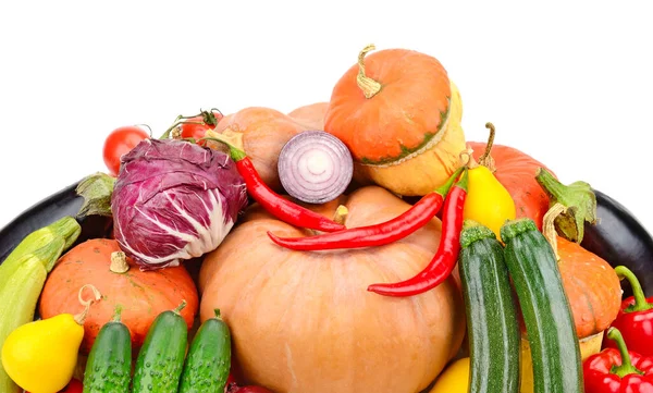 Ripe Vegetables Isolated White Background — Stock Photo, Image