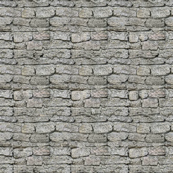 Large square brick wall seamless pattern. Endlessly repeating texture shell rock.