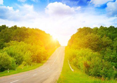 Kırsal alanda şafak söküyor..