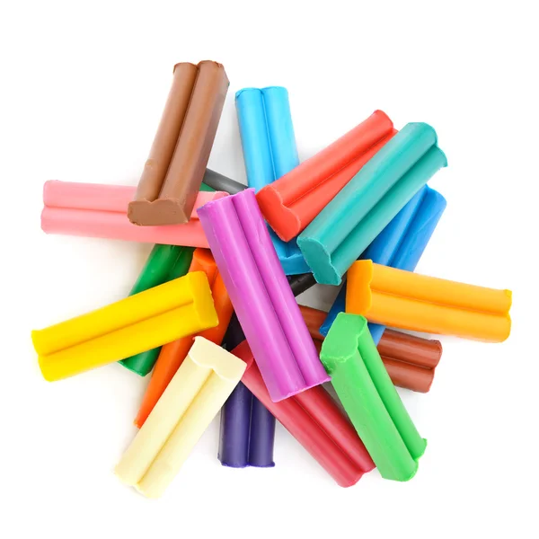 Kleurrijke plasticine — Stockfoto