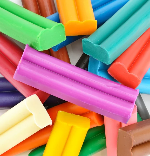 Colorful plasticine background — Stock Photo, Image