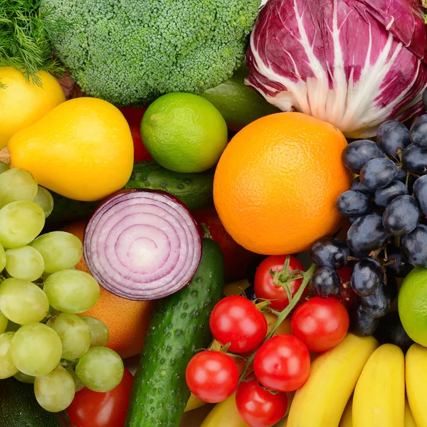 Obst und Gemüse setzen — Stockfoto