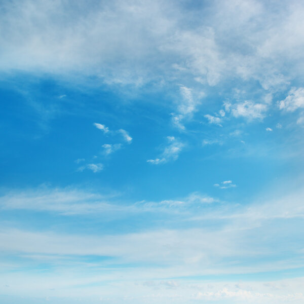 Beautiful fluffy clouds