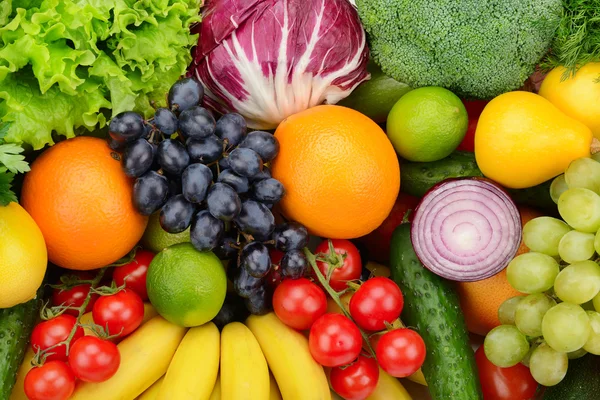 Obst und Gemüse setzen — Stockfoto