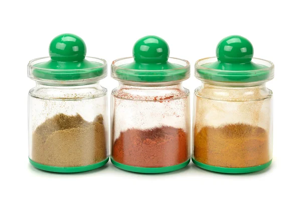Spices in jars — Stock Photo, Image