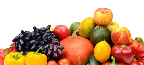 Ποικιλία από φρέσκα φρούτα και λαχανικά — Φωτογραφία Αρχείου