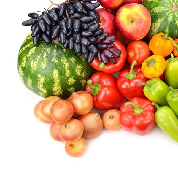 Collection of fruit and vegetables — Stock Photo, Image