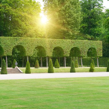 Güzel park tarafından güneş yaktı