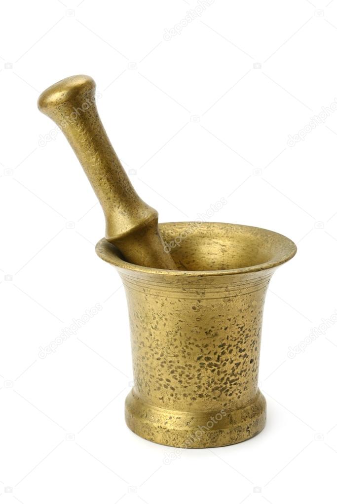 metal mortar and pestle