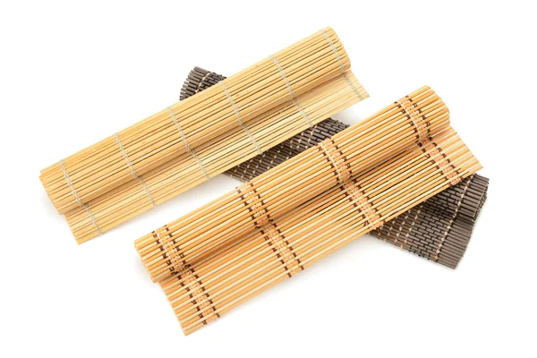 Collection bamboo mats — Stock Photo, Image