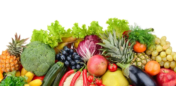 Sortiment frisches Obst und Gemüse — Stockfoto