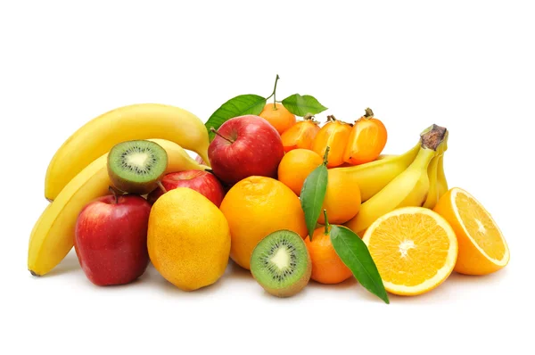 Recogida de fruta en blanco —  Fotos de Stock