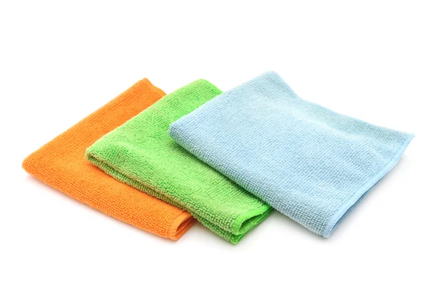 Colorful cloths microfiber — Stock Photo, Image