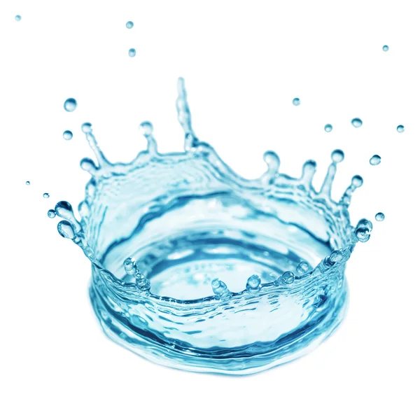 Splash water isolated on white — Stock Photo, Image