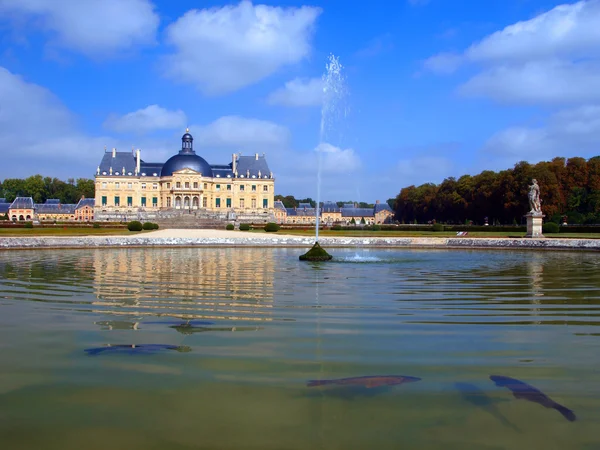 Vaux Le Vicomte, ประเทศฝรั่งเศส, ปราสาทใกล้ปารีส — ภาพถ่ายสต็อก