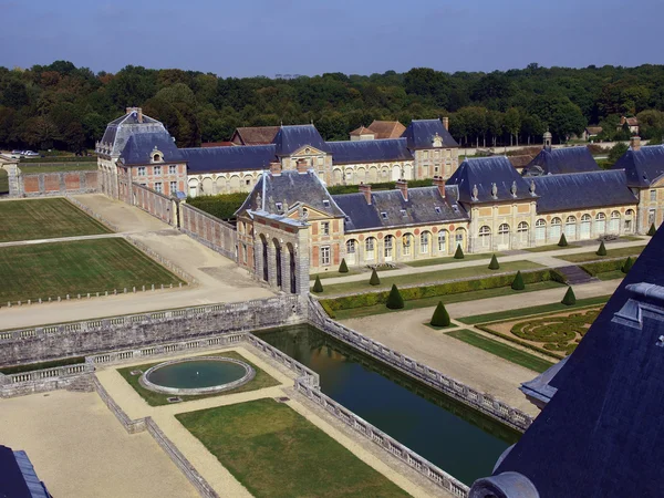 Vaux Le Vicomte, ประเทศฝรั่งเศส, ปราสาทใกล้ปารีส — ภาพถ่ายสต็อก