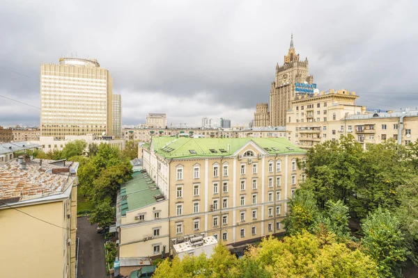 Moscow Street, no centro histórico da cidade — Fotografia de Stock