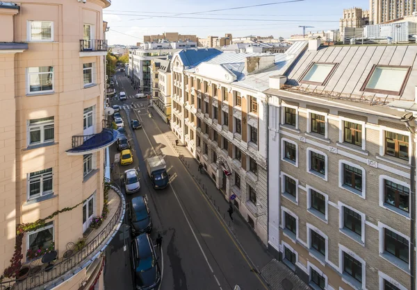 Moscow Street, no centro histórico da cidade — Fotografia de Stock