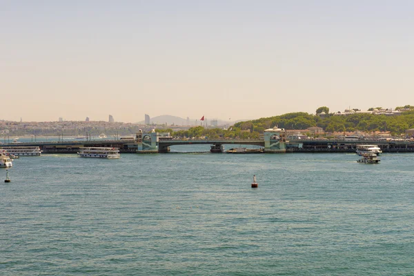 View of Istanbul from the sea coast — Stock Photo, Image