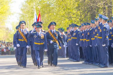 9 Mayıs 2015. Zafer günü için Moskova'da özel askeri geçit töreni
