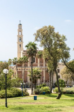 Yafa'nın İsrail şehir antik Katolik Manastırı
