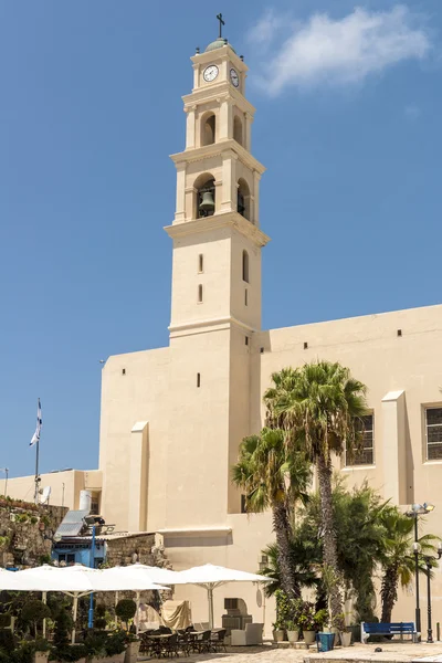 Altes katholisches Kloster in der israelischen Stadt Jaffa — Stockfoto