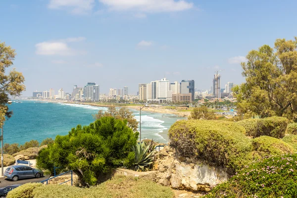 Вид на море в Тель-Авиве — стоковое фото