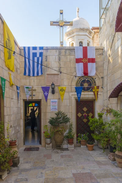 Знаменитой христианской церкви в Иерусалиме — стоковое фото