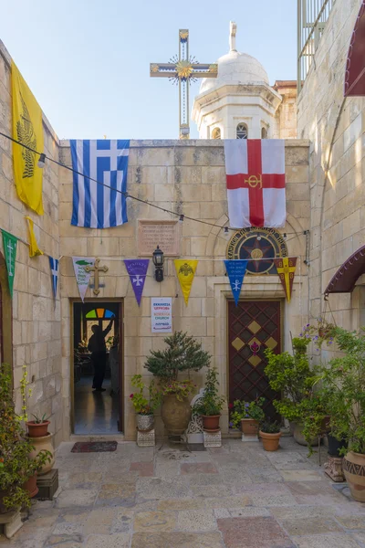 Den berømte kristne kirke i Jerusalem - Stock-foto