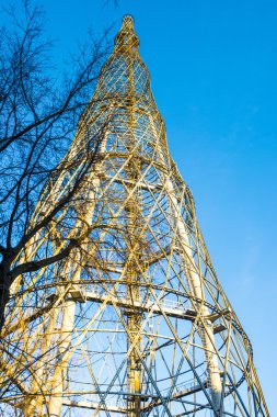 Onarım tarihinde Moskova'da televizyon kulesi