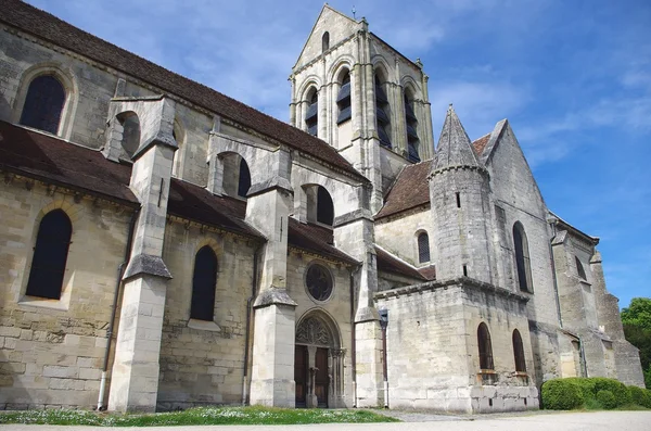 Kilise Auvers Sur Oise, Fransa Stok Resim