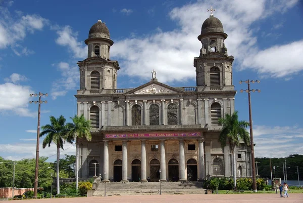 Cathédrale de Managua, Nicaragua Photos De Stock Libres De Droits