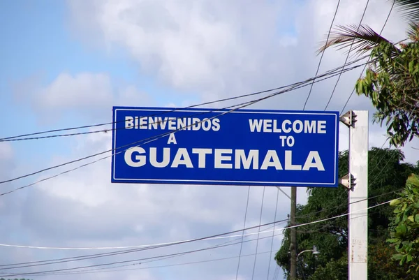 Welcome to Guatemala — Stock Photo, Image