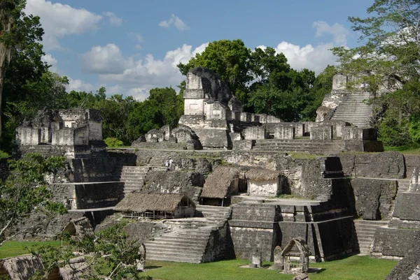 Mayské zříceniny v Guatemale — Stock fotografie