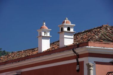 Antigua, Guatemala'da çatı