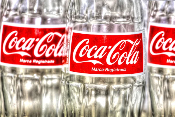 Coca Cola Bottles — Stock Photo, Image