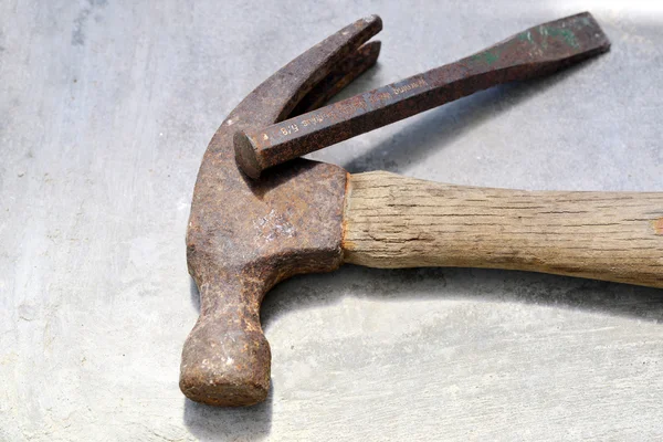 Hammer and Chisel — Stock Photo, Image