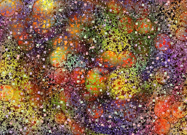 Abstract burst holiday manycolored confetti background