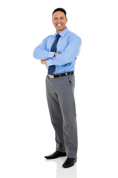 Businessman with arms folded — Stock Photo, Image