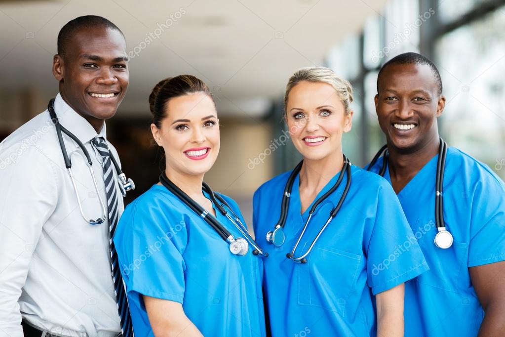 medical professionals in hospital