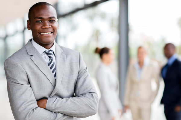 businessman with arms crossed