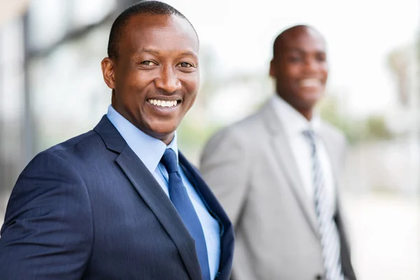 Afro amerikanska affärsmän i office — Stockfoto