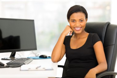 Office Afrika iş kadını