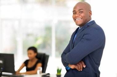 Afro-Amerikan işadamı portresi