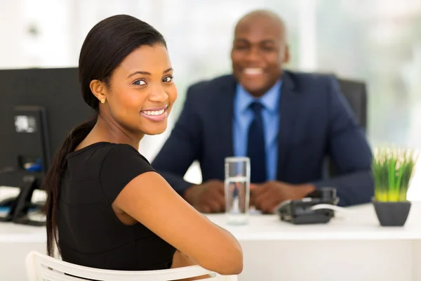African office worker — Stock Photo, Image