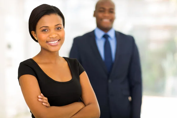 Junge afrikanische Geschäftsfrau — Stockfoto