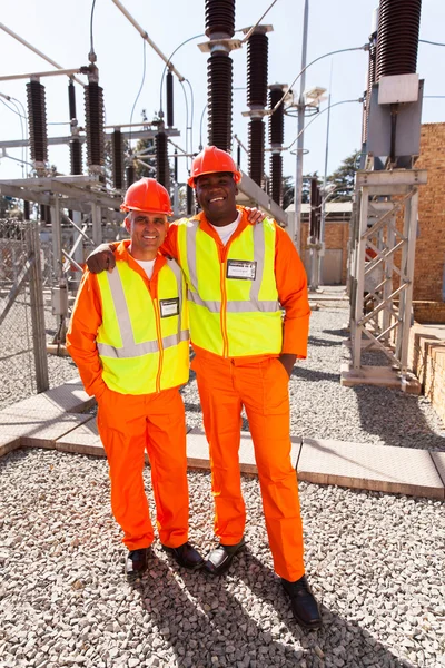 Trabajadores de electricidad —  Fotos de Stock