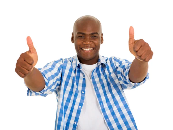 Man giving thumbs up — Stock Photo, Image